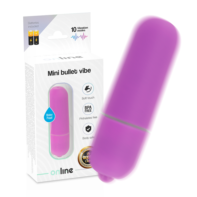 ONLINE - MINI LILA VIBRIERENDE KUGEL – Vibrator Bild 2