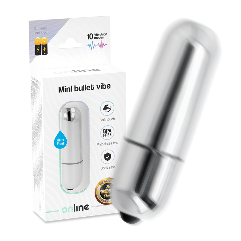 ONLINE - MINI SILBER VIBRIERENDE KUGEL – Vibrator Bild 2
