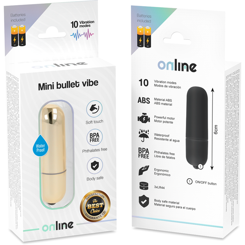 ONLINE - MINI GOLDENE VIBRATIONSKUGEL – Erotik-Zubehör Bild 7