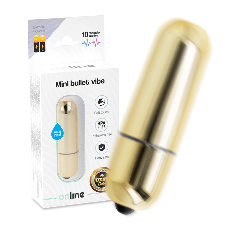 ONLINE - MINI GOLDENE VIBRATIONSKUGEL – Erotik-Zubehör Bild 2