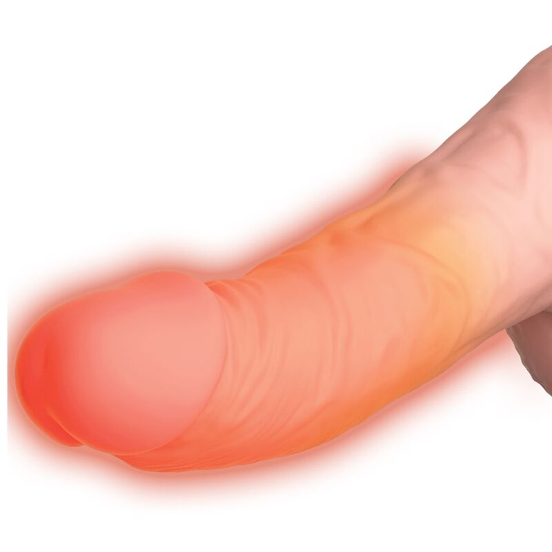 King Cock Plus Triple Threat – Heller Dildo mit Stoß- & Vibrationsfunktion – Dildo Bild 5