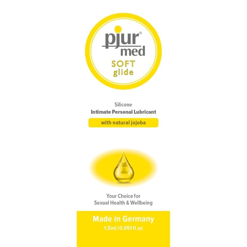 PJUR - MED SOFT GLIDE SILIKON-SCHMIERMITTEL 1.5 ML für geschmeidige intime Momente