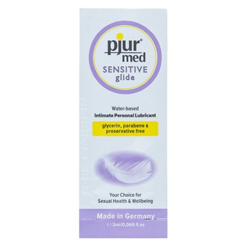 PJUR - MED SENSITIVE GLIDE SCHMIERMITTEL AUF WASSERBASIS 2 ML wasserbasiertes Gleitgel diskret online kaufen