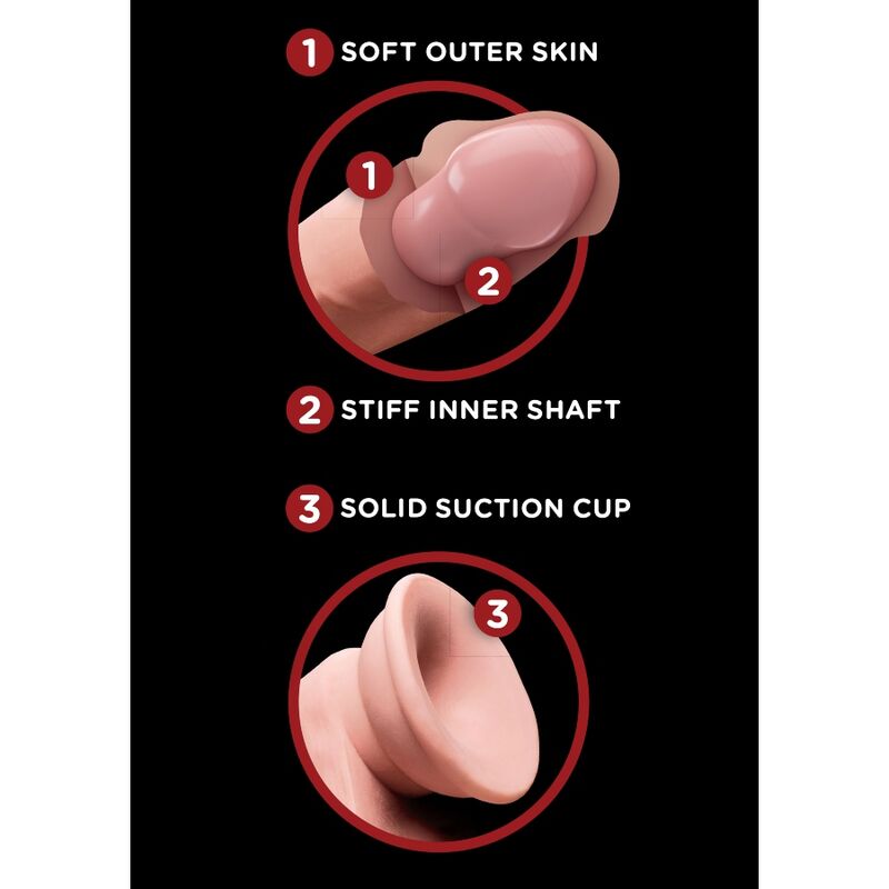 KING COCK - PLUS 3D DILDO SWINGING BALLS 20.3 CM – Dildo Bild 12