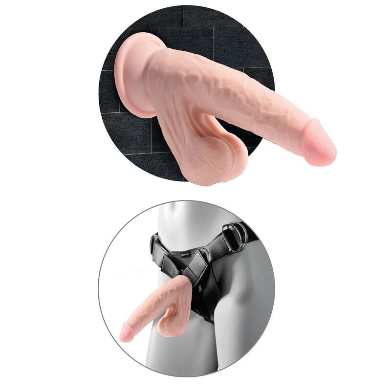 KING COCK - PLUS 3D DILDO SWINGING BALLS 20.3 CM – Dildo Bild 10
