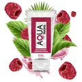 AQUA TRAVEL - SCHMIERMITTEL AUF WASSERBASIS MIT WILD-HIMBEER-GESCHMACK - 50 ML wasserbasiertes Gleitgel diskret online kaufen