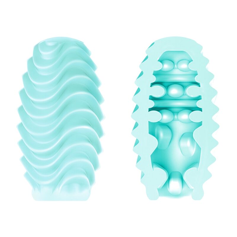 PRETTY LOVE - TÜRKIS DOPPELSEITIGES MASTURBATOR-EI bei Secret Pulse im Erotikshop