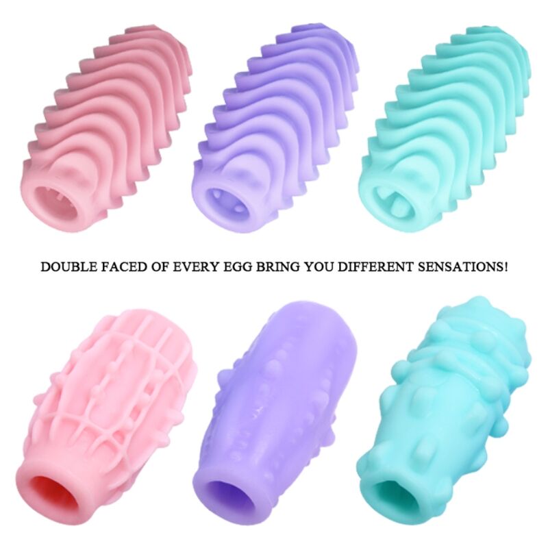 PRETTY LOVE - DOPPELSEITIGES MASTURBATOR-EI 15 EINHEITEN hochwertiges Intimtoy