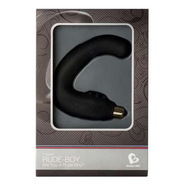 Rocks-Off Rude-Boy 7V – Männlicher G-Punkt-Massager, 12 cm, 7 Vibrationsmodi, wasserdicht Massager Vibrator Produktansicht und Details