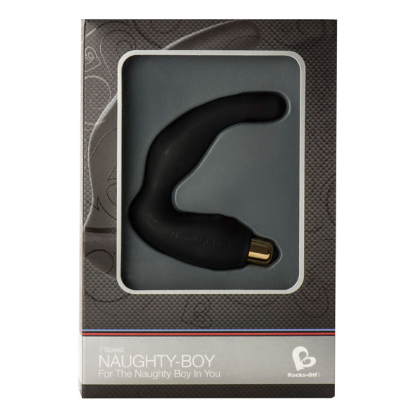 Rocks-Off Naughty-Boy 7V – Männlicher G-Punkt-Massager, 10 cm, 7 Vibrationsmodi, wasserdicht Massager Vibrator Produktansicht und Details