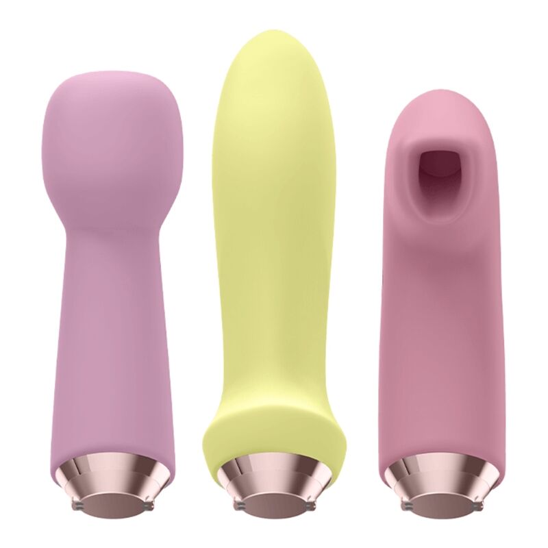SATISFYER - MARVELOUS FOUR VIBRATOR UND LUFTPULSSET für intensive Stimulation und Self-Love