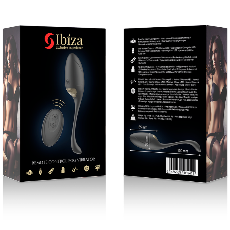 IBIZA - LEISTUNGSSTARKER EIERVIBRATOR MIT FERNBEDIENUNG – Vibrator Bild 10