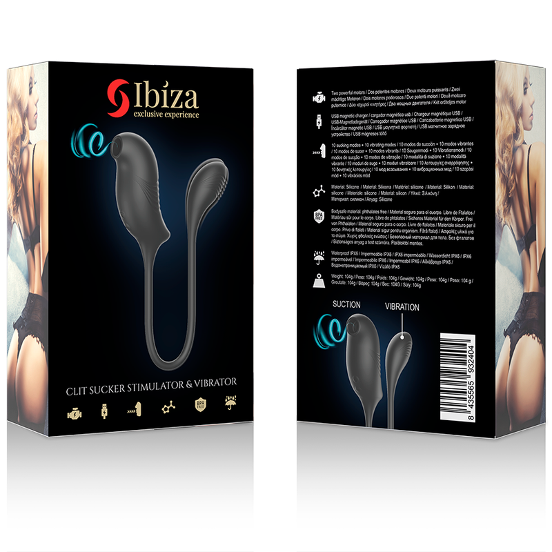 IBIZA - MAGISCHER KLITORIS-SAUG- UND VIBRATIONSSTIMULATOR – Klitorisstimulator Bild 12