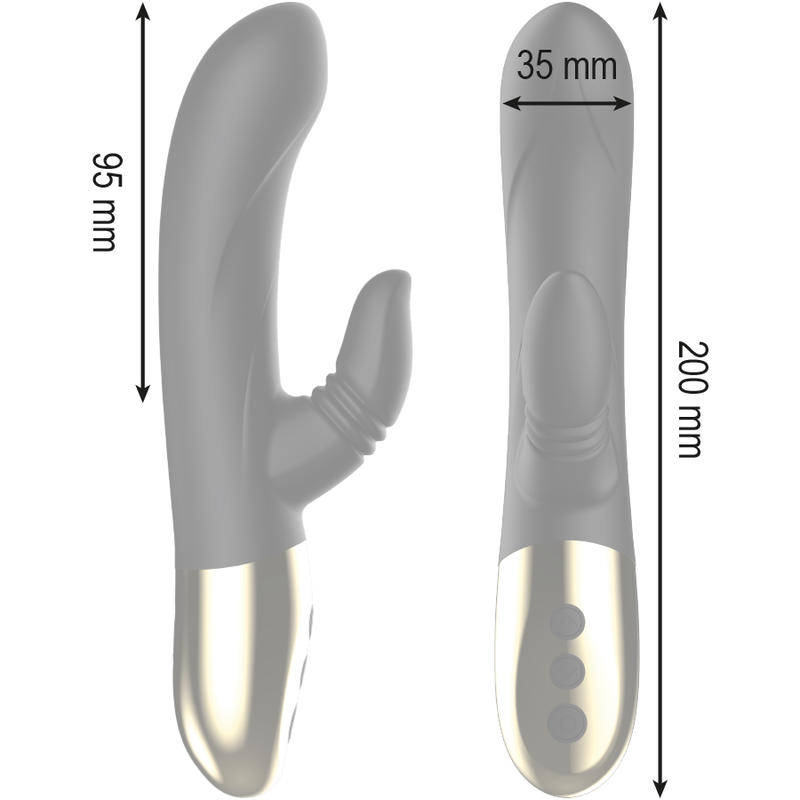 IBIZA Vibrator Leckendes Kaninchen – 8 Vibrationsmodi, 3 Leckintensitäten, USB – Vibrator Bild 9