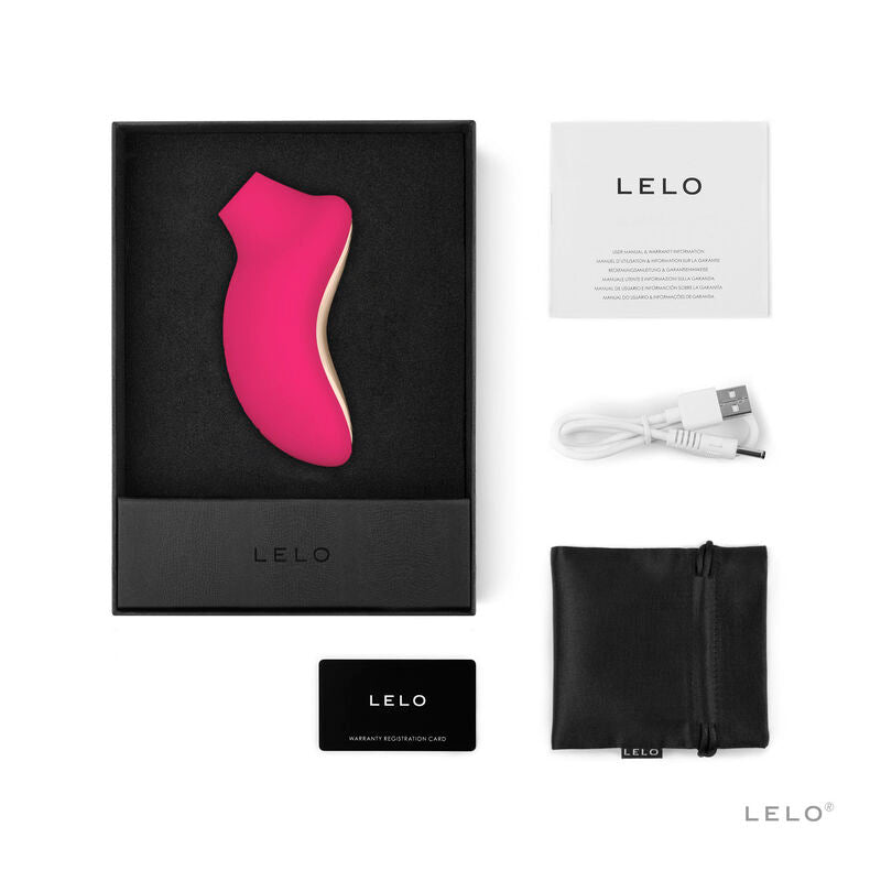 LELO Sona 2 Klitoris-Stimulator Kirsche– Wellen-Stimulation & 12 Modi hochwertiges Sextoy bei Secret Pulse