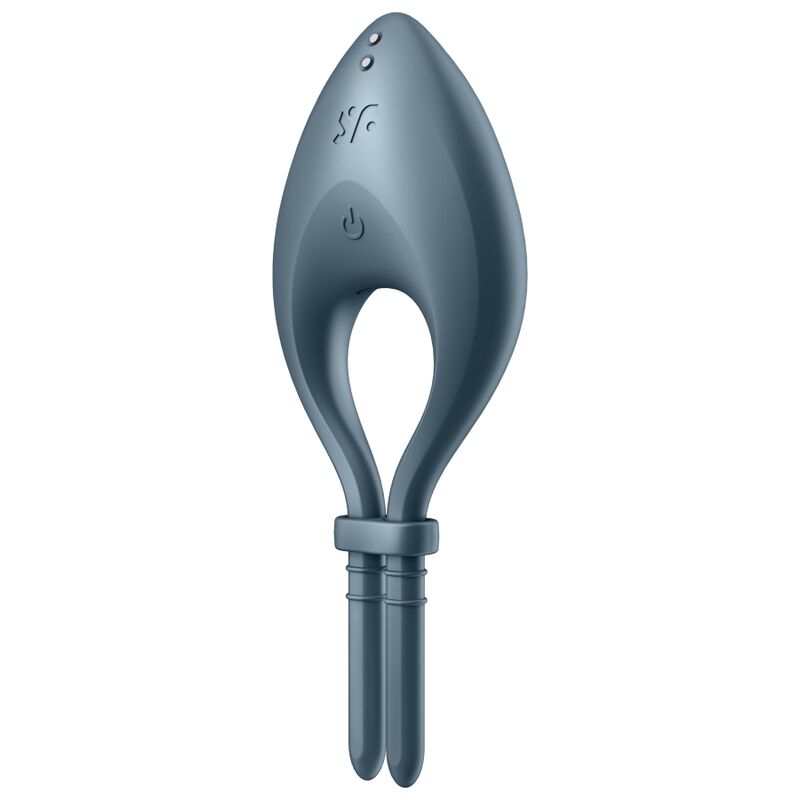 SATISFYER - BULLSEYE RING VIBRATOR APP GRAU Klitorisstimulator diskret online kaufen