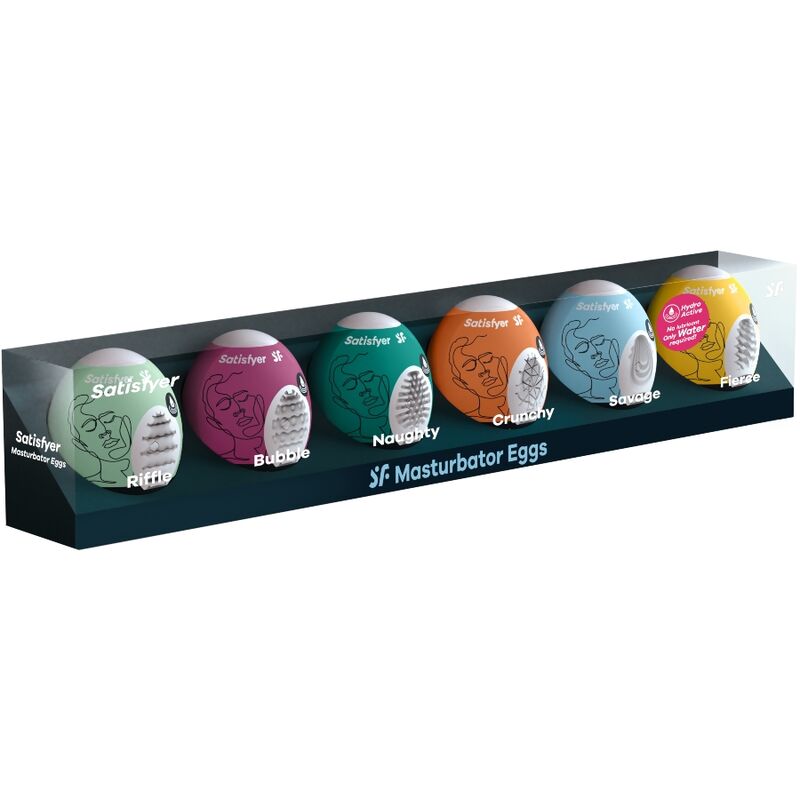 SATISFYER - MASTURBATOR EIER 6er SET Sextoy-Set diskret online kaufen
