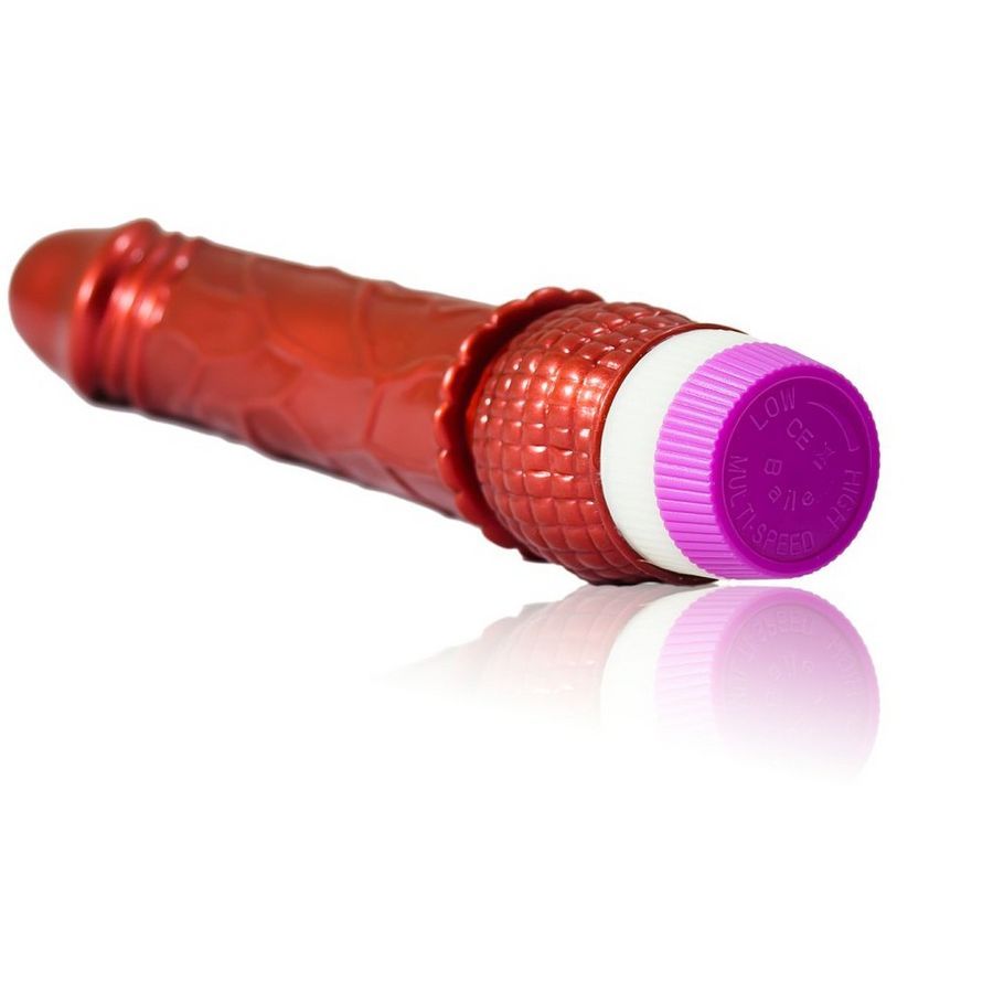 BAILE - REALISTISCHER ROTER VIBRATOR 23 CM für intensive Stimulation und Self-Love