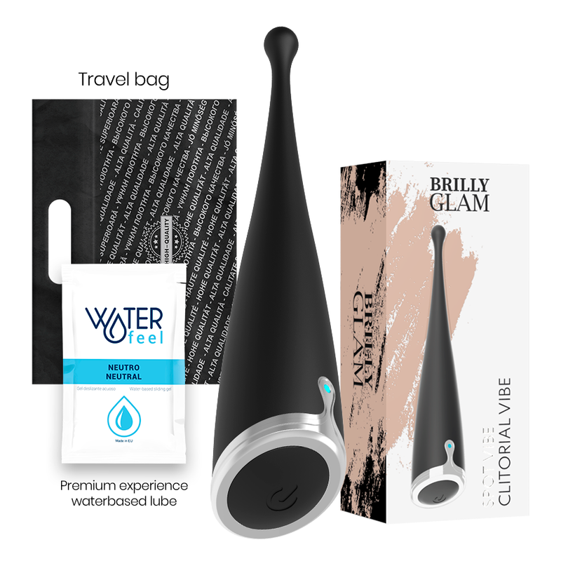 BRILLY GLAM - SPOT VIBE CLITORIAL BLACK Klitorisstimulator diskret online kaufen