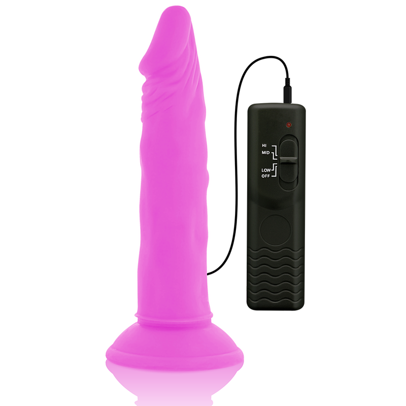 Diversia Flexibler Vibrierender Dildo 23 cm – Lila, Fernbedienbar – Dildo Bild 7