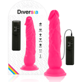DIVERSIA - FLEXIBLER VIBRIERENDER DILDO ROSA 21 CM -O- 4.9 CM – Dildo Bild 1