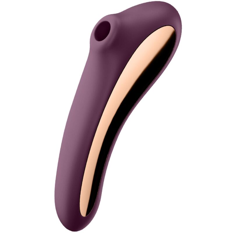 SATISFYER - DUAL KISS AIR PULSE VIBRATOR WEINROT Klitorisstimulator diskret online kaufen
