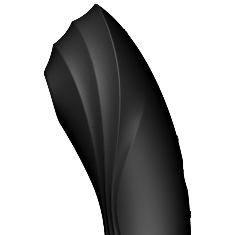 SATISFYER - CURVY TRINITY 4 AIR PULSE VIBRATOR SCHWARZ Produktansicht und Details