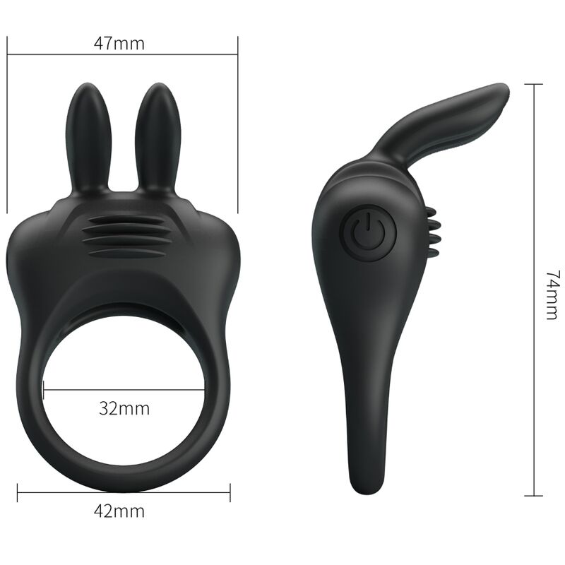 PRETTY LOVE - DAVION RABBIT VIBRATORRING Rabbit Vibrator diskret online kaufen