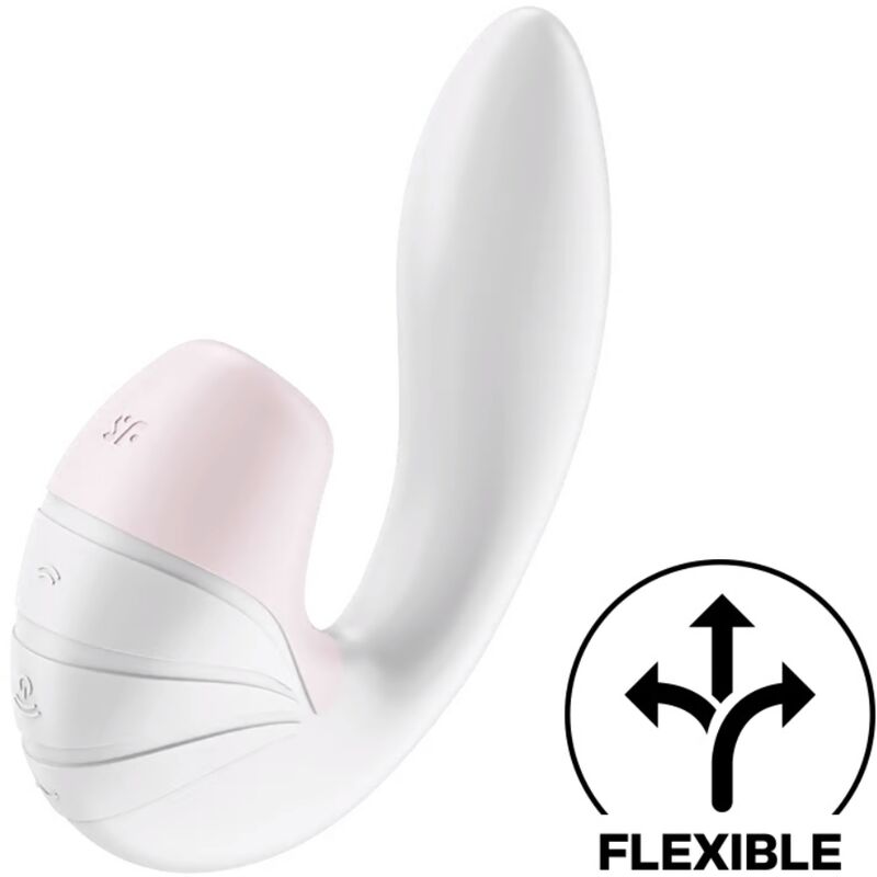 SATISFYER - SUPERNOVA LUFTPULSSTIMULATOR & VIBRATION WEISS Klitorisstimulator diskret online kaufen