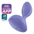 SATISFYER - SWEET SEAL VIBRIERSTECKER APP VIOLETT Klitorisstimulator diskret online kaufen