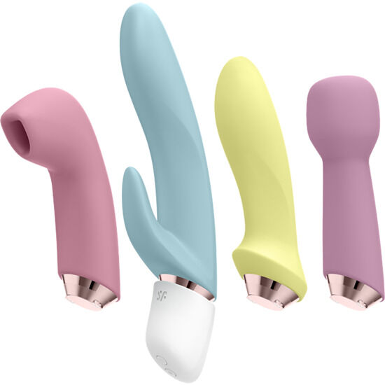 SATISFYER - MARVELOUS FOUR VIBRATOR UND LUFTPULSSET für intensive Stimulation und Self-Love