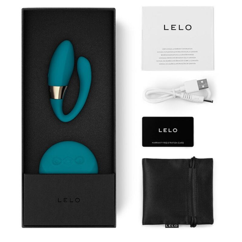 LELO Tiani Duo Blauer Paarmassager – Doppelte Motoren & SenseMotion Technologie für sinnliche Momente