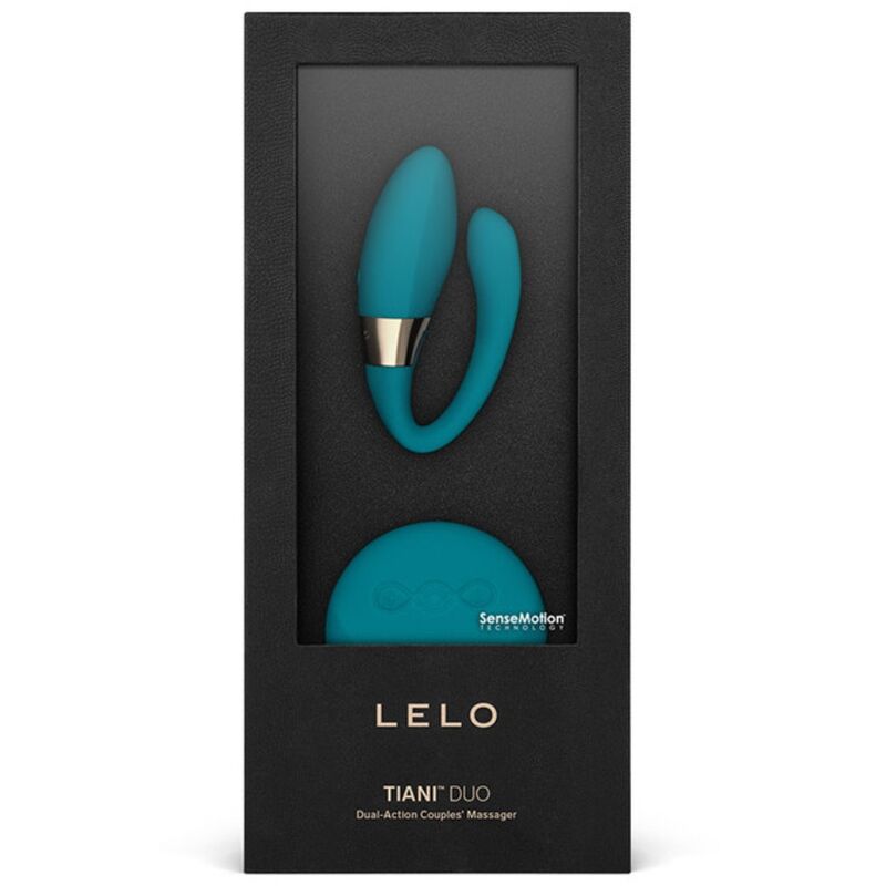 LELO Tiani Duo Blauer Paarmassager – Doppelte Motoren & SenseMotion Technologie Paarvibrator diskret online kaufen