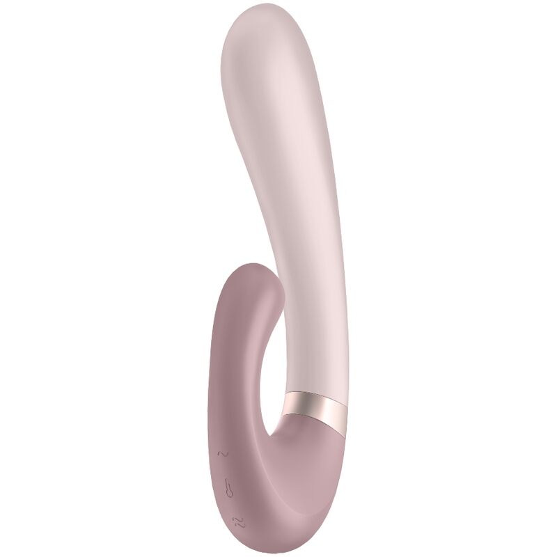 Satisfyer Heat Wave – Rosa Vibrator mit Wärme & App-Steuerung, 2 Motoren für intensive Stimulation und Self-Love