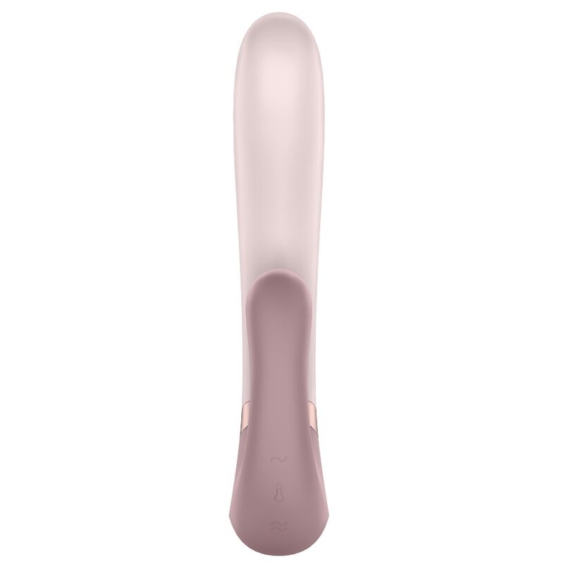 Satisfyer Heat Wave – Rosa Vibrator mit Wärme & App-Steuerung, 2 Motoren Produktansicht und Details