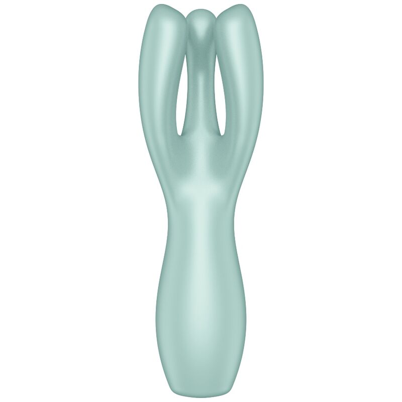 Satisfyer Threesome 3 Vibrator Mint – 3 Motoren, 12 Vibrationsprogramme, Wasserdicht Klitorisstimulator diskret online kaufen
