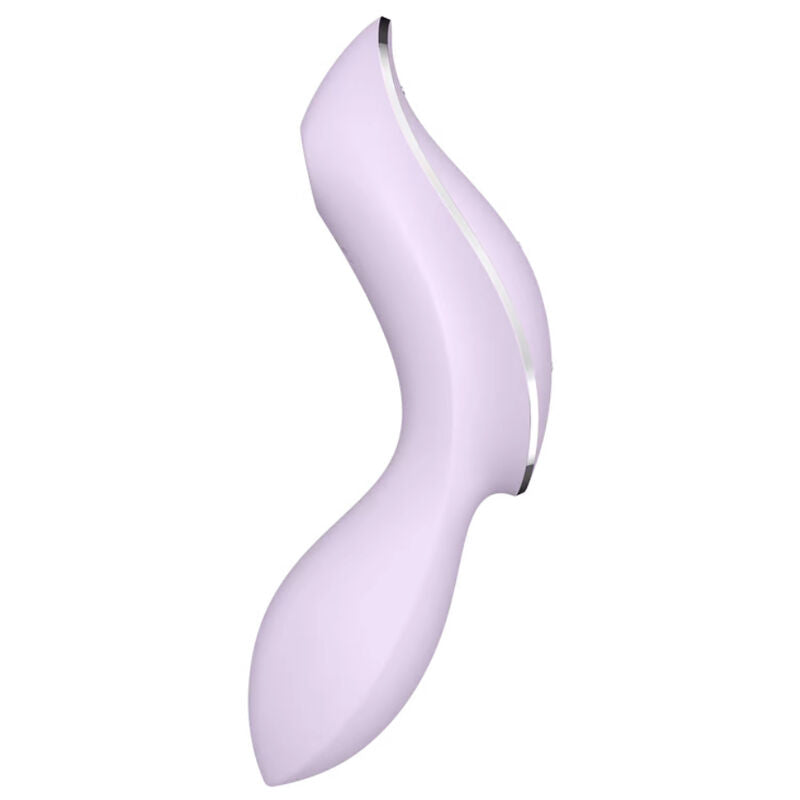 SATISFYER - CURVY TRINITY 2 AIR PULSE VIBRATOR LILA Produktansicht und Details