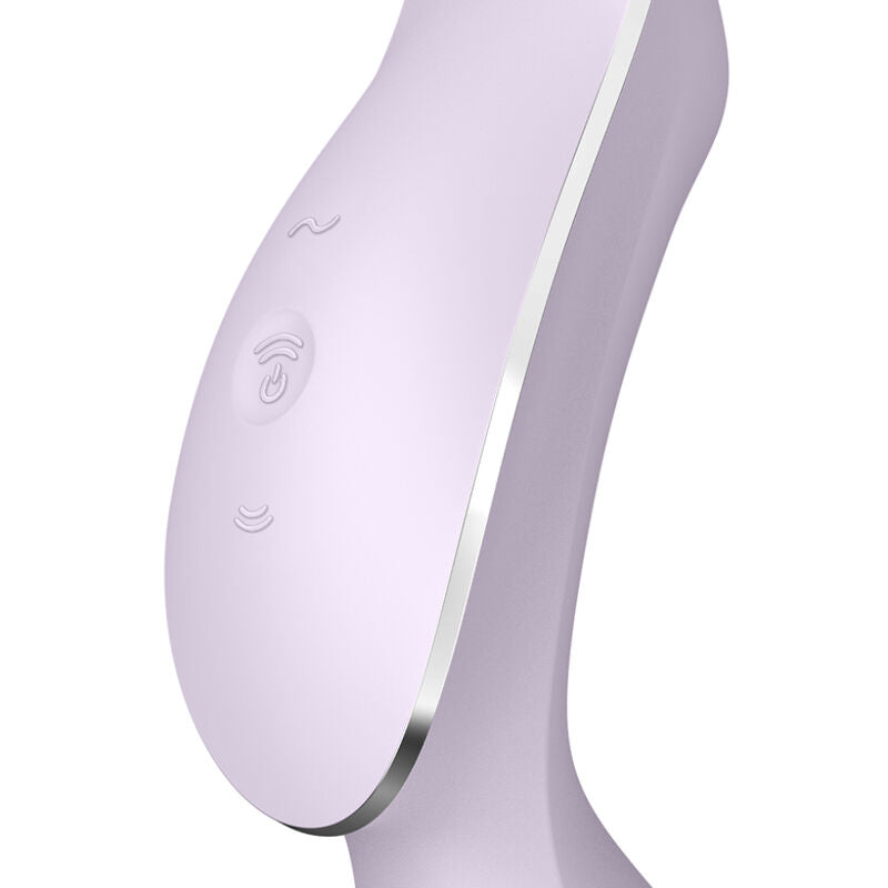 SATISFYER - CURVY TRINITY 2 AIR PULSE VIBRATOR LILA für sinnliche Momente allein oder zu zweit