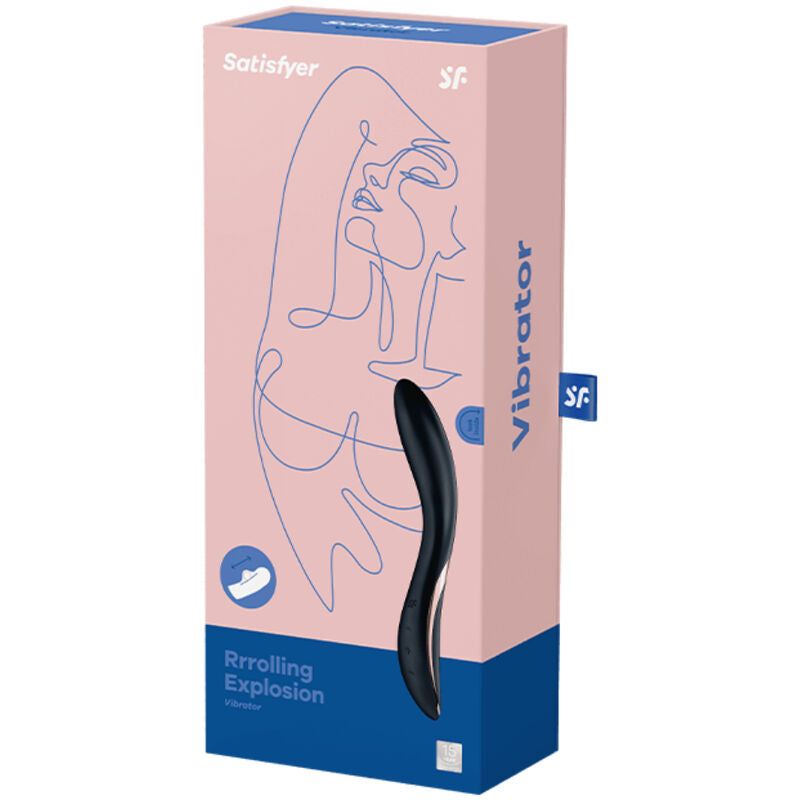 SATISFYER RRROLLING EXPLOSION – G-Punkt Vibrator, 2 Motoren, IPX7, USB, Silikon hochwertiges Sextoy bei Secret Pulse