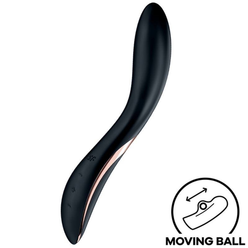 SATISFYER RRROLLING EXPLOSION – G-Punkt Vibrator, 2 Motoren, IPX7, USB, Silikon für intensive Stimulation und Self-Love