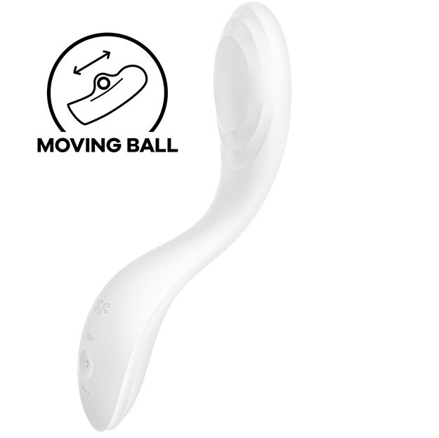 SATISFYER - RRROLLING PLEASURE GSPOT VIBRATOR WEISS für intensive Stimulation und Self-Love