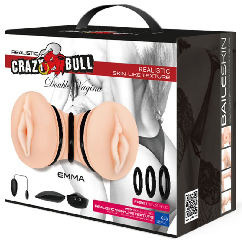 CRAZY BULL - EMMA REALISTISCHER DOPPEL-VAGINA-MASTURBATOR Masturbator diskret online kaufen