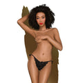 PENTHOUSE - TOO HOT TO BE REAL TANGA SCHWARZ S/M Slip Produktansicht