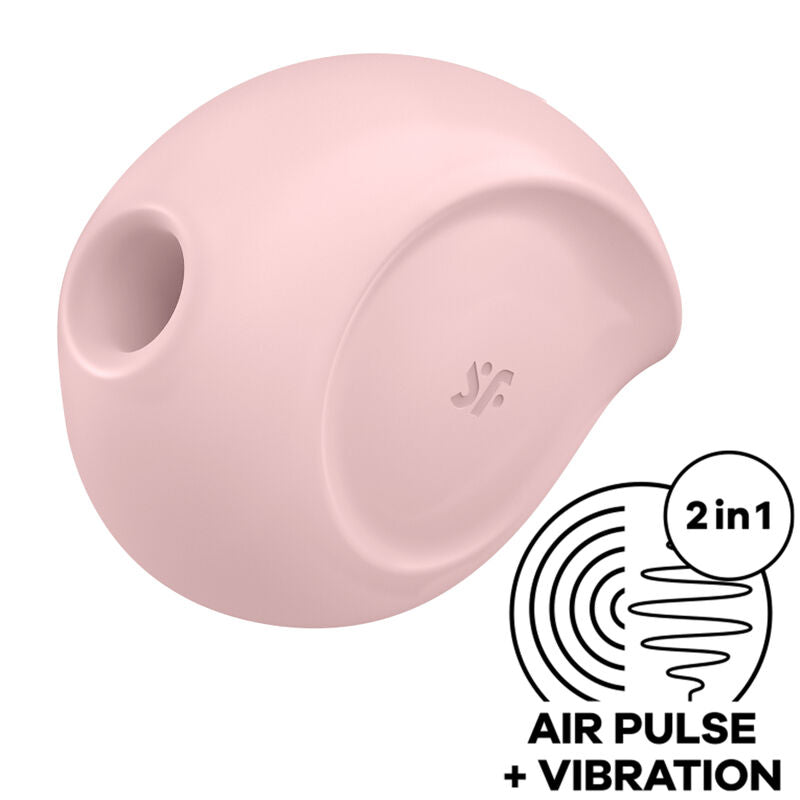 SATISFYER - SUGAR RUSH AIR PULSE STIMULATOR & VIBRATOR ROSA für intensive Stimulation und Self-Love