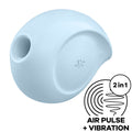SATISFYER - SUGAR RUSH AIR PULSE STIMULATOR & VIBRATOR BLAU Klitorisstimulator diskret online kaufen