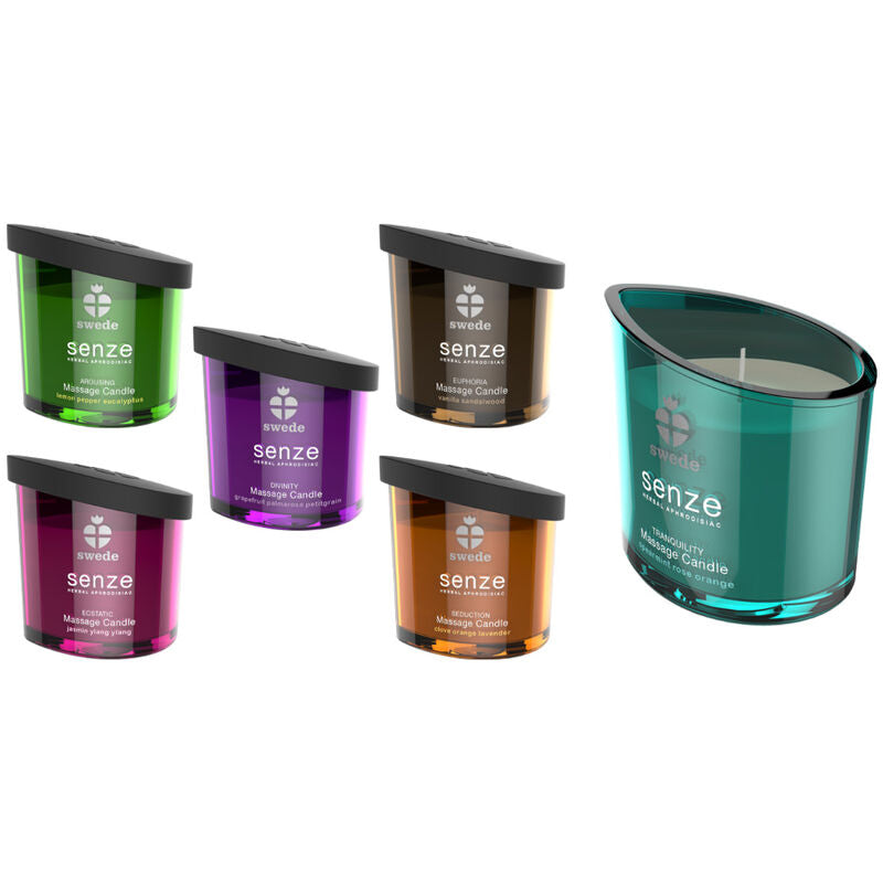 Swede Senze Seduction Massagekerze – Nelke, Orange & Lavendel, Sinnlich & Pflegend bei Secret Pulse im Erotikshop
