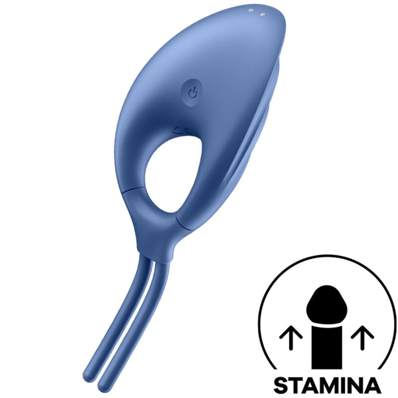 SATISFYER - SWORDSMAN RINGVIBRATOR BLAU Klitorisstimulator diskret online kaufen