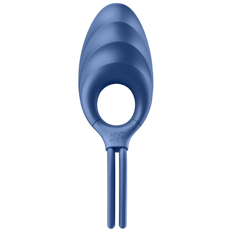 SATISFYER - SWORDSMAN RINGVIBRATOR BLAU Produktansicht und Details