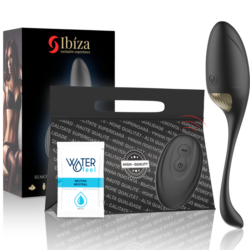 IBIZA - LEISTUNGSSTARKER EIERVIBRATOR MIT FERNBEDIENUNG – Vibrator Bild 1
