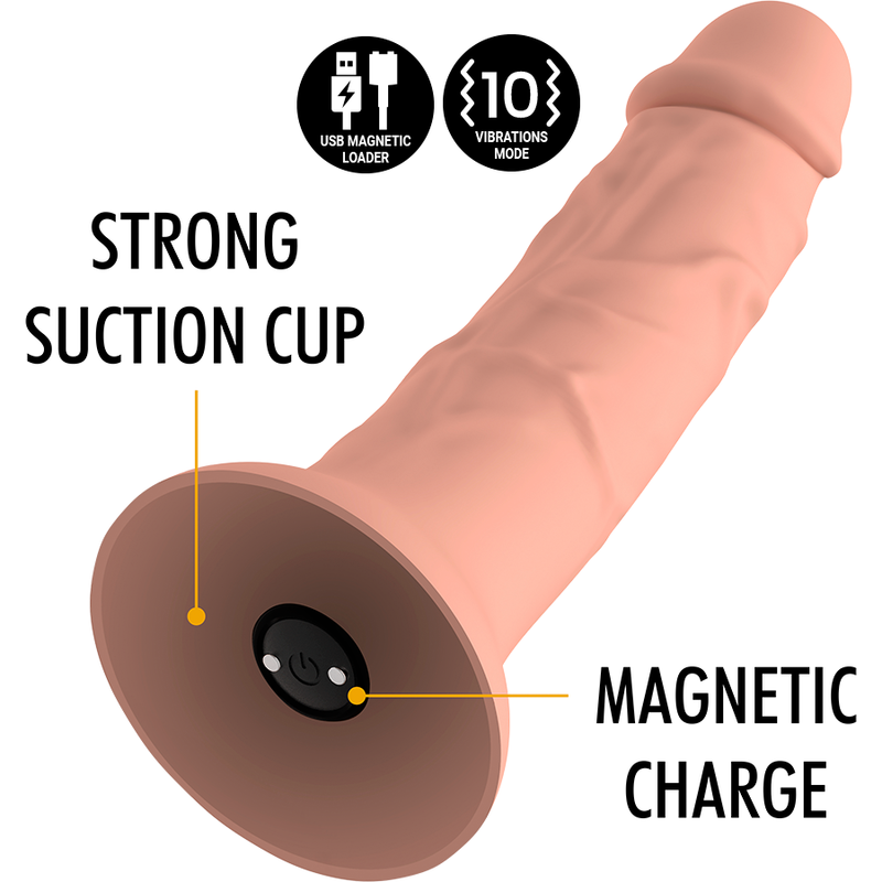MYTHOLOGY - ASHER ORIGINAL DILDO M - VIBRATOR KOMPATIBEL MIT WATCHME WIRELESS TECHNOLOGY – Dildo Bild 3
